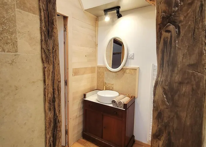 De Charme Dans Grange Renovee アパート *